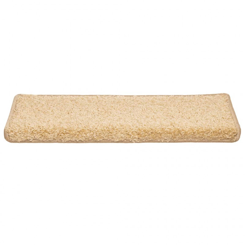 Maty na schody 30 szt. 65x21x4 cm kremowe, prostokątne krawędzie