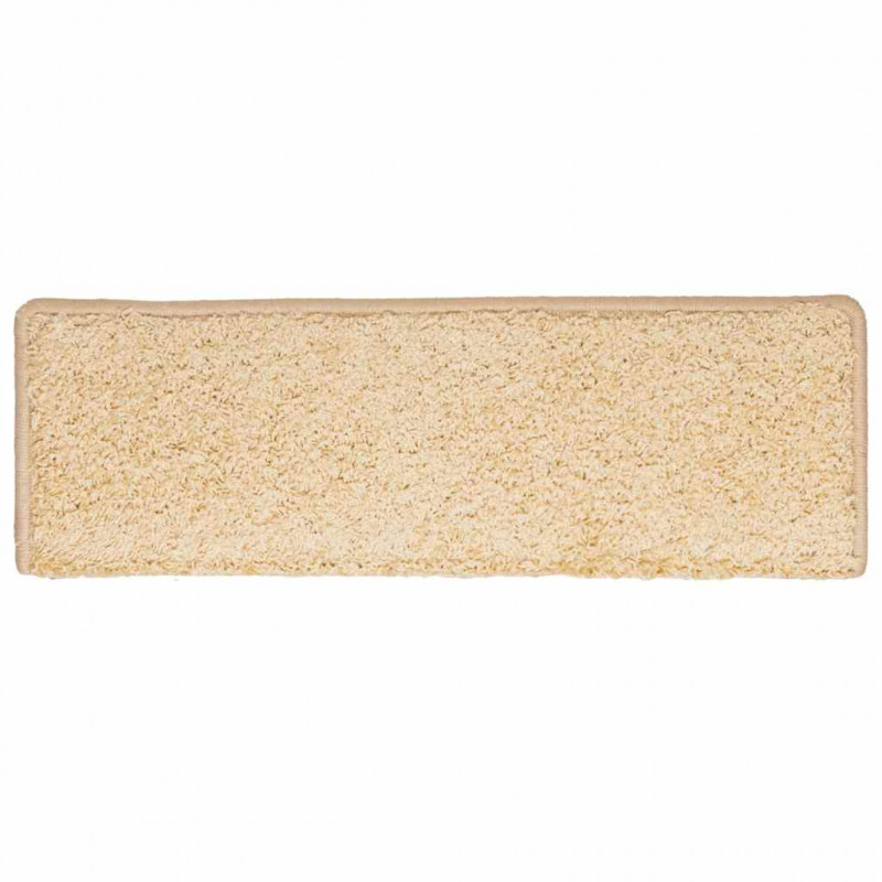 Maty na schody 30 szt. 65x21x4 cm kremowe, prostokątne krawędzie