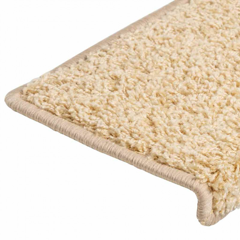 Maty na schody 30 szt. 65x21x4 cm kremowe, prostokątne krawędzie