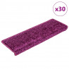 Maty na schody 30 szt. 65x21x4 cm Fioletowe prostokątne krawędzie