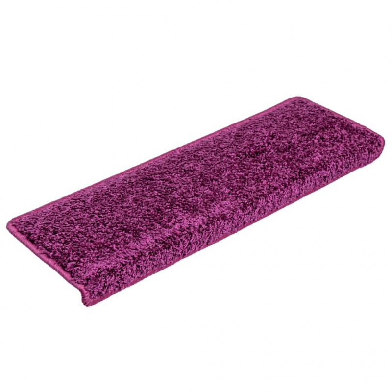 Maty na schody 30 szt. 65x21x4 cm Fioletowe prostokątne krawędzie