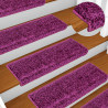 Maty na schody 30 szt. 65x21x4 cm Fioletowe prostokątne krawędzie