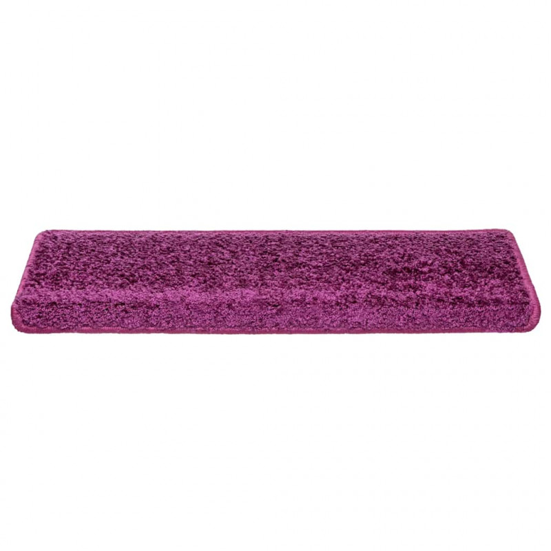 Maty na schody 30 szt. 65x21x4 cm Fioletowe prostokątne krawędzie