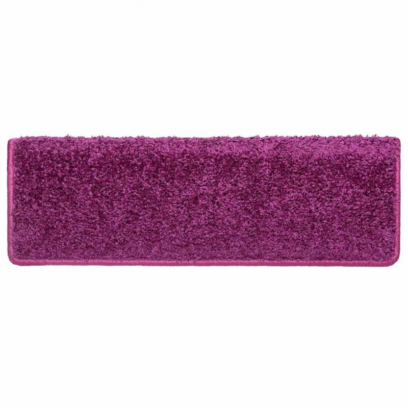 Maty na schody 30 szt. 65x21x4 cm Fioletowe prostokątne krawędzie