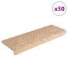 Maty na schody 30 szt. 65x21x4 cm, złota, prostokątna krawędź
