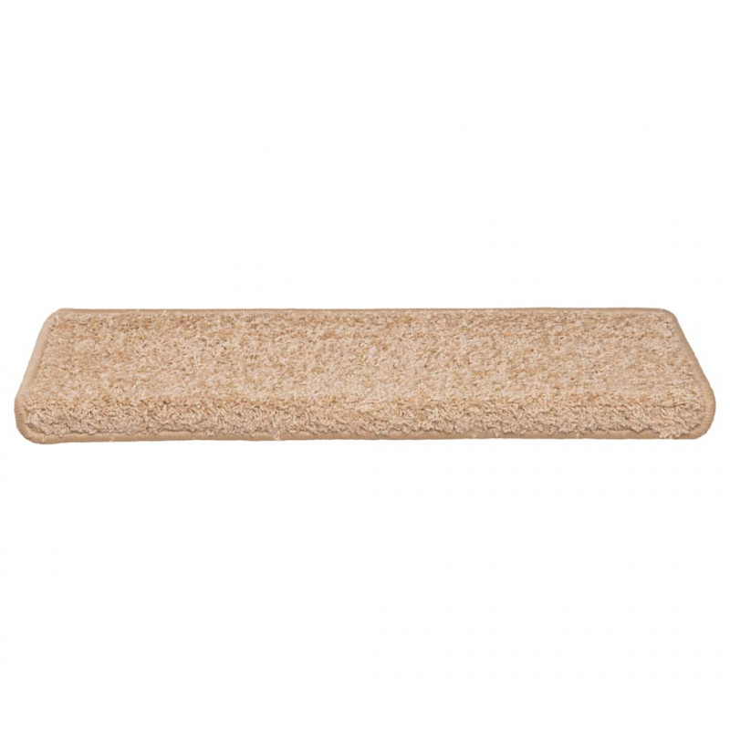 Maty na schody 30 szt. 65x21x4 cm, złota, prostokątna krawędź