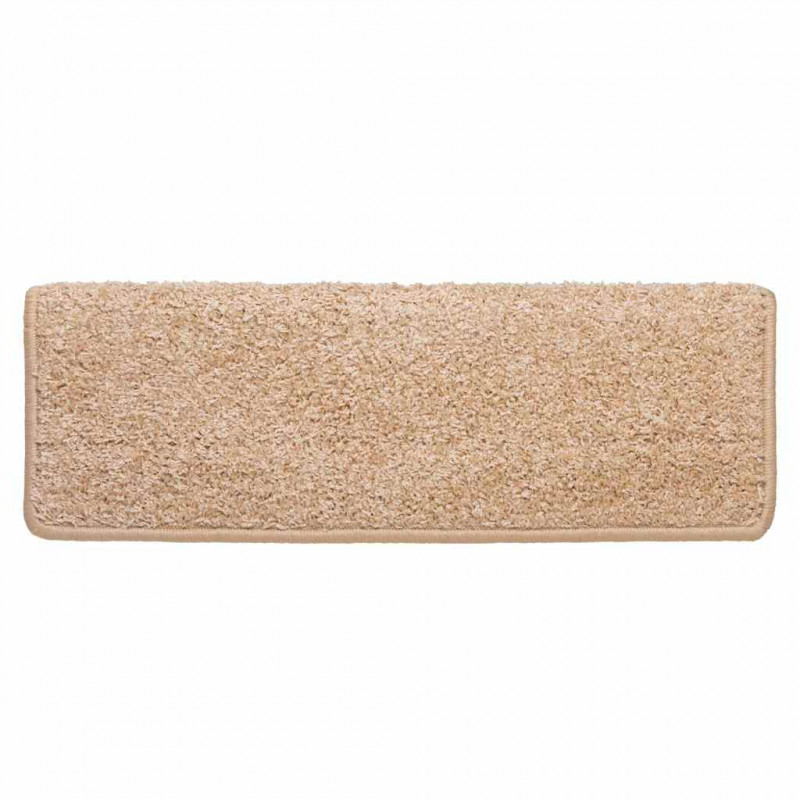 Maty na schody 30 szt. 65x21x4 cm, złota, prostokątna krawędź