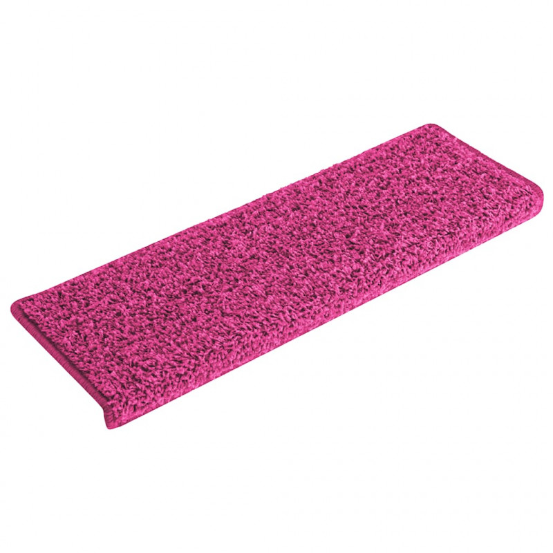 Maty na schody 30 szt. 65x21x4 cm Różowe prostokątne krawędzie