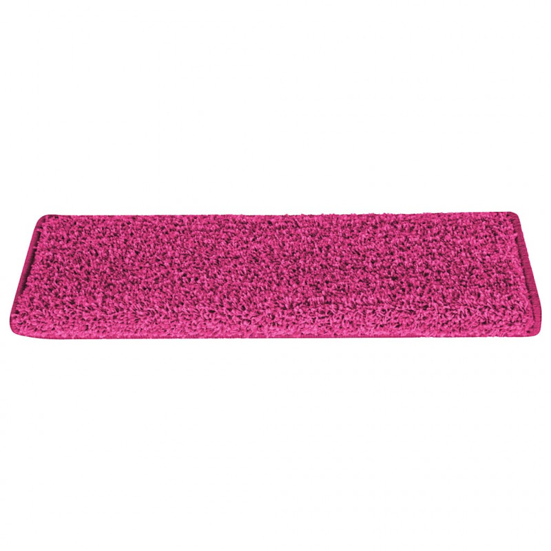 Maty na schody 30 szt. 65x21x4 cm Różowe prostokątne krawędzie