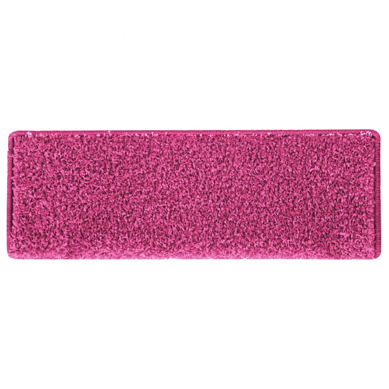 Maty na schody 30 szt. 65x21x4 cm Różowe prostokątne krawędzie
