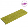 Maty na schody 30 szt. 65x21x4 cm Zielone prostokątne krawędzie