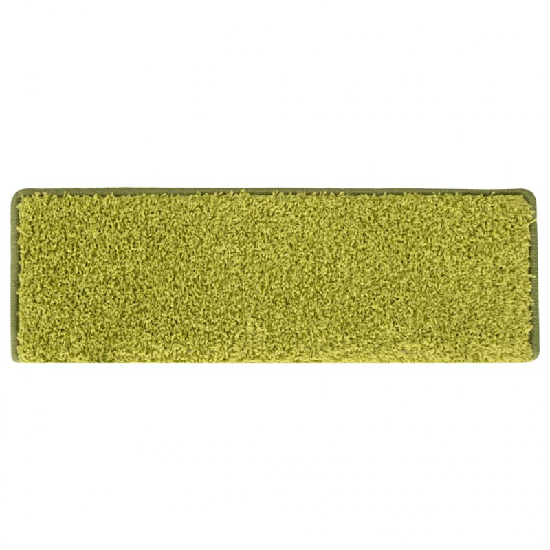 Maty na schody 30 szt. 65x21x4 cm Zielone prostokątne krawędzie
