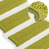 Maty na schody 30 szt. 65x21x4 cm Zielone prostokątne krawędzie