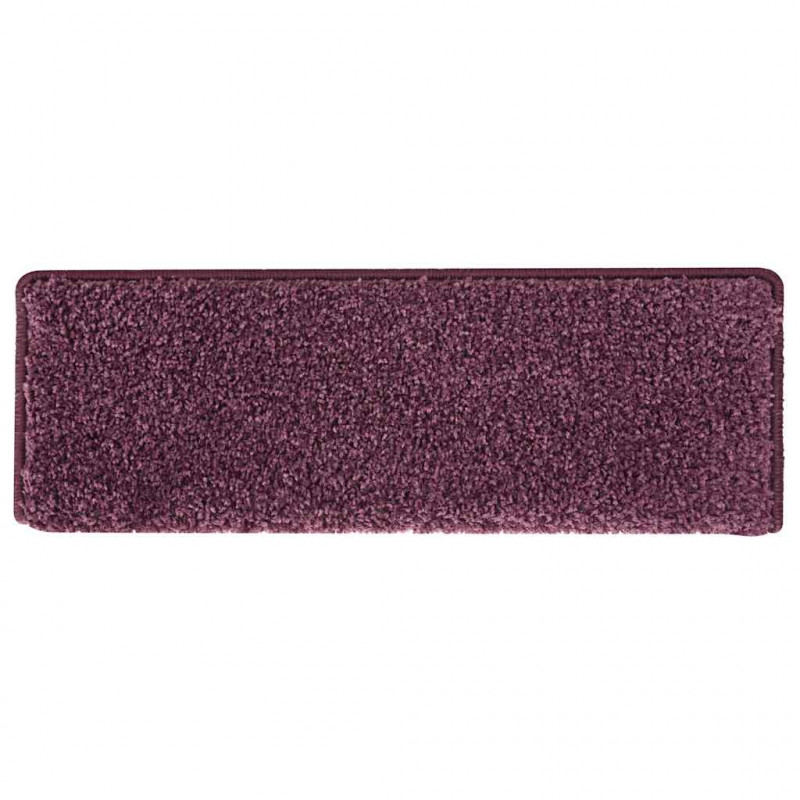 Maty na schody 30 szt. 65x21x4 cm Ciemnofioletowe, prostokątne krawędzie