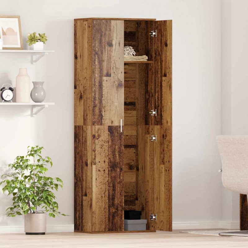 Highboard Stare drewno 60 x 35 x 180 cm Materiał drewnopochodny