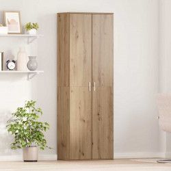 Highboard dąb artisan 60 x 35 x 180 cm Materiał drewnopochodny