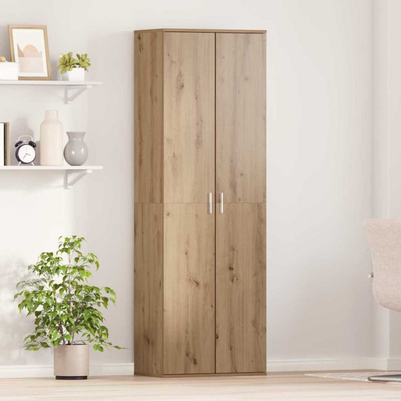 Highboard dąb artisan 60 x 35 x 180 cm Materiał drewnopochodny