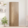 Highboard dąb artisan 60 x 35 x 180 cm Materiał drewnopochodny