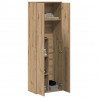Highboard dąb artisan 60 x 35 x 180 cm Materiał drewnopochodny