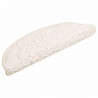 Maty na schody 20 szt. 56x17x3 cm Białe półokrągłe