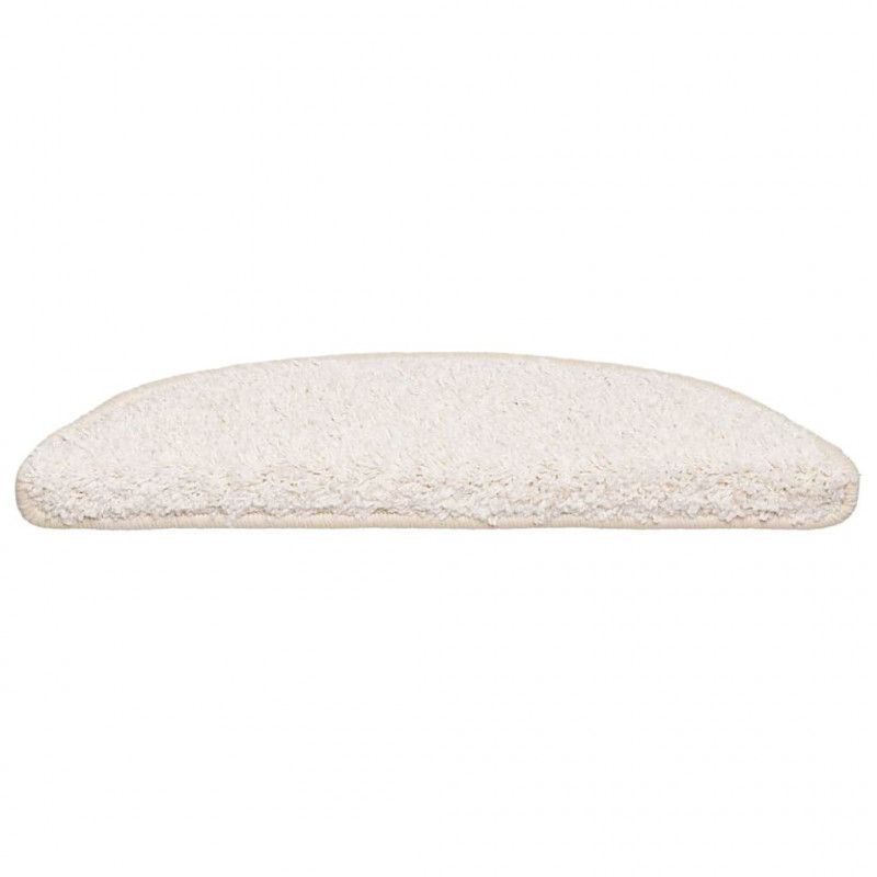 Maty na schody 20 szt. 56x17x3 cm Białe półokrągłe