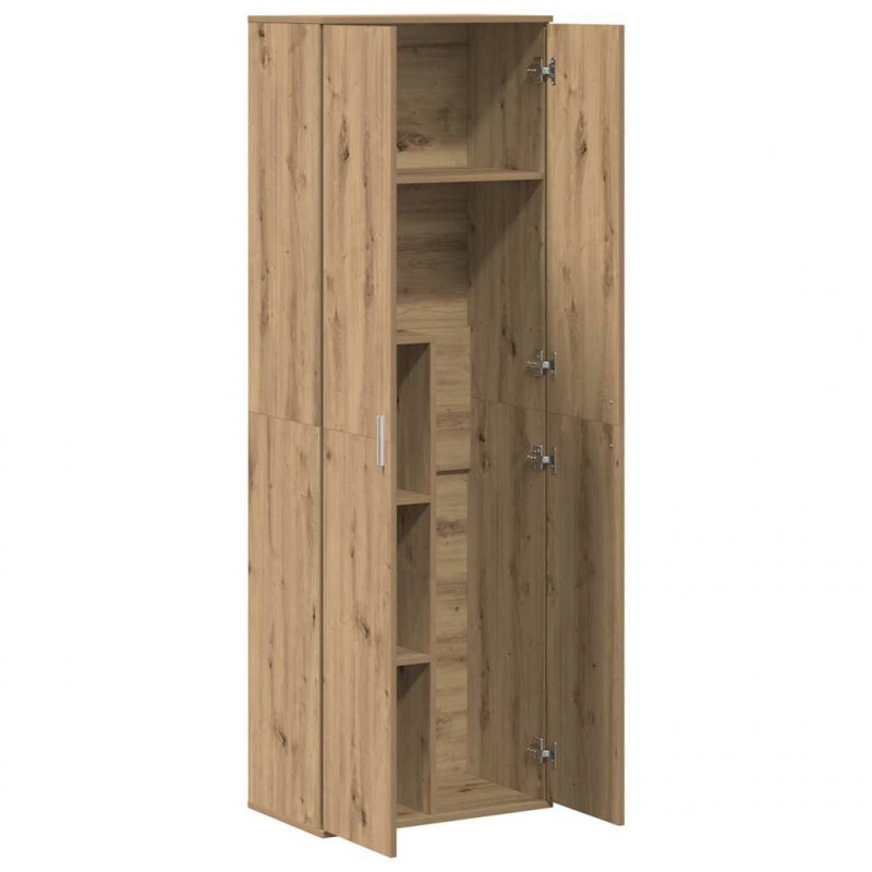Highboard dąb artisan 60 x 35 x 180 cm Materiał drewnopochodny
