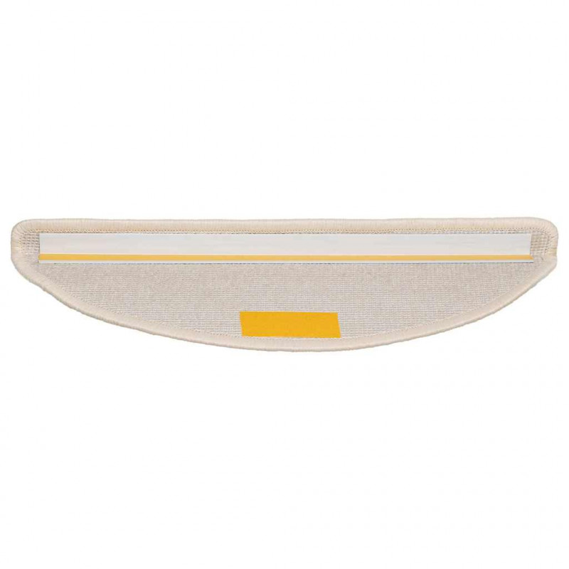 Maty na schody 20 szt. 56x17x3 cm Białe półokrągłe