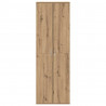 Highboard dąb artisan 60 x 35 x 180 cm Materiał drewnopochodny