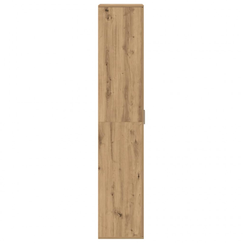 Highboard dąb artisan 60 x 35 x 180 cm Materiał drewnopochodny
