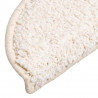 Maty na schody 20 szt. 56x17x3 cm Białe półokrągłe
