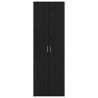Highboard Czarny dąb 60 x 35 x 180 cm Materiał drewnopochodny