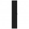 Highboard Czarny dąb 60 x 35 x 180 cm Materiał drewnopochodny
