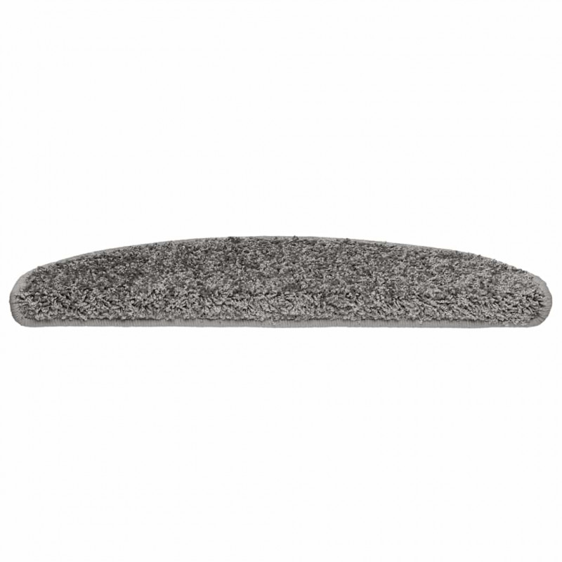 Maty na schody 20 szt. 65x21x4 cm Szare półokrągłe duże