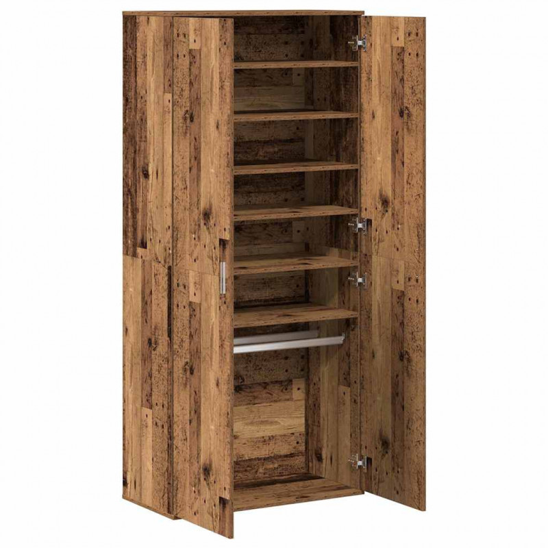 Bufet Stare drewno 80 x 39 x 178 cm Materiał drewnopochodny