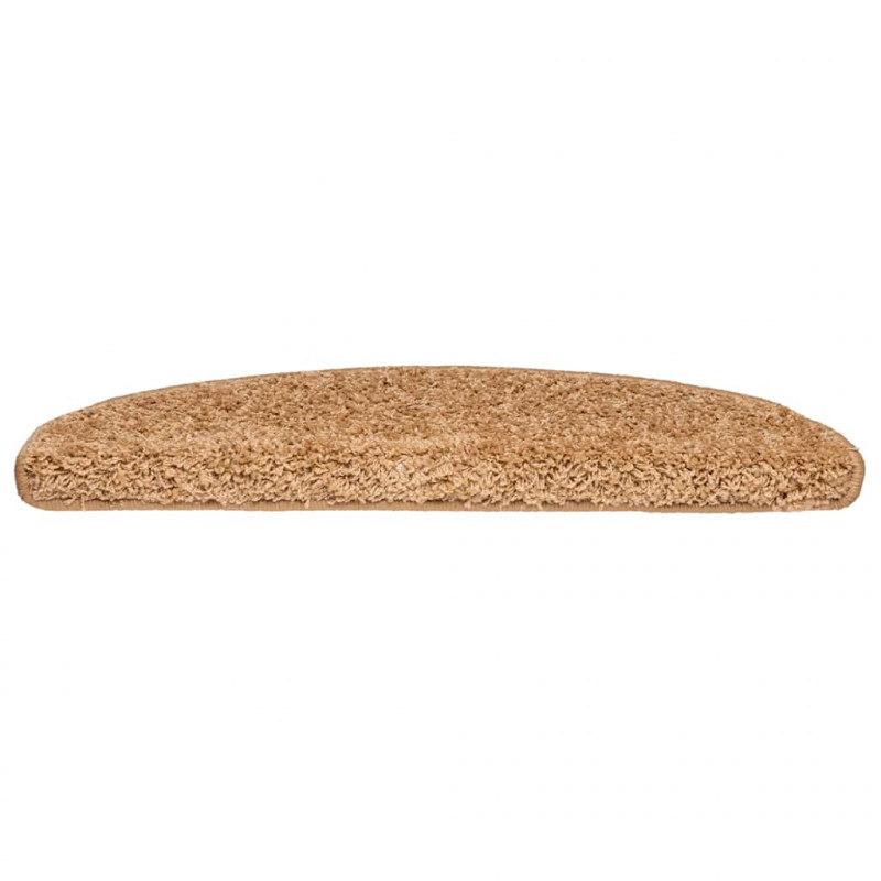 Maty na schody 20 szt. 65x21x4 cm Beżowe półokrągłe duże