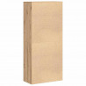 Bufet dąb artisan 80 x 39 x 178 cm Materiał drewnopochodny