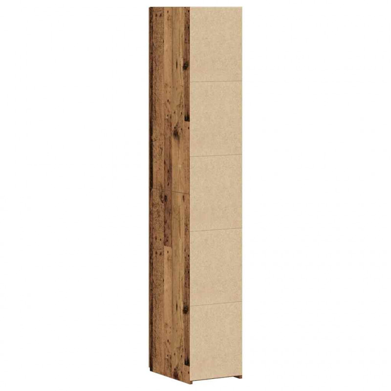 Highboard 2 pcs Stare drewno 30 x 42,5 x 185 cm