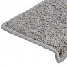 Maty na schody 20 szt. 65x21x4 cm Szare, prostokątne krawędzie