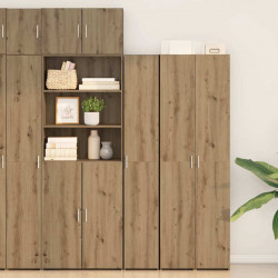 Highboard 2 pcs Dąb rzemieślniczy 30 x 42,5 x 185 cm