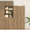 Highboard 2 pcs Dąb rzemieślniczy 30 x 42,5 x 185 cm