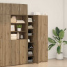 Highboard 2 pcs Dąb rzemieślniczy 30 x 42,5 x 185 cm