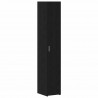 Highboard 2 pcs Czarny Dąb 30 x 42,5 x 185 cm