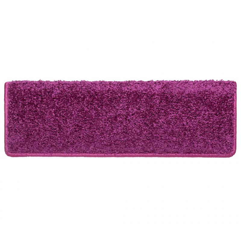 Maty na schody 20 szt. 65x21x4 cm Fioletowe prostokątne krawędzie