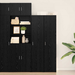 Highboard Czarny Dąb 40 x 42,5 x 185 cm