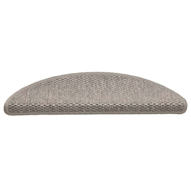 Maty na schody samoprzylepne sizal-look 30 szt. 56x17x3 cm