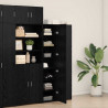 Highboard Czarny Dąb 40 x 42,5 x 185 cm