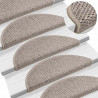 Maty na schody samoprzylepne sizal-look 30 szt. 56x17x3 cm