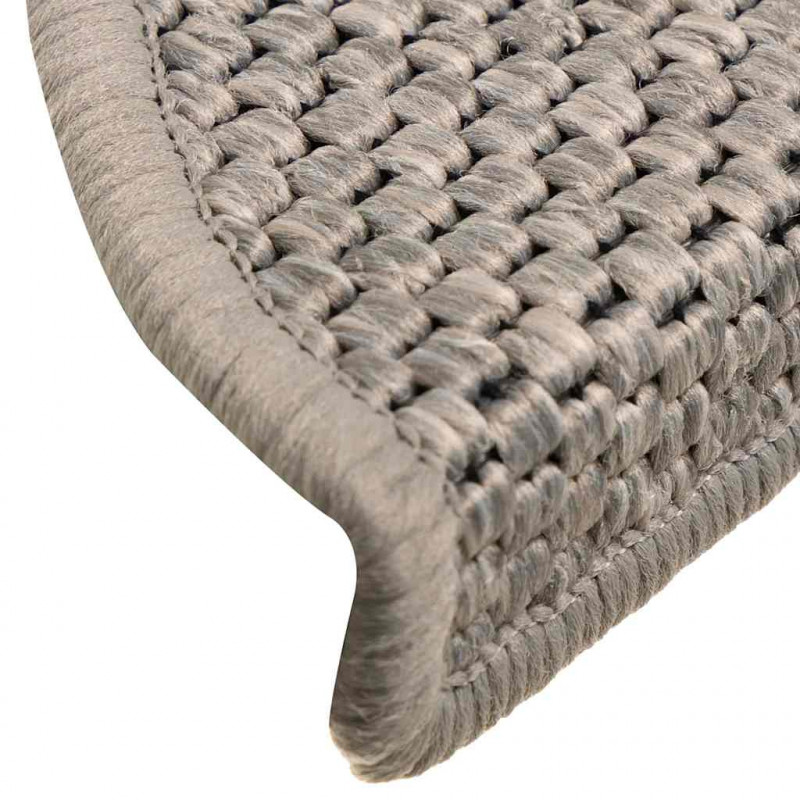 Maty na schody samoprzylepne sizal-look 30 szt. 56x17x3 cm