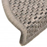 Maty na schody samoprzylepne sizal-look 30 szt. 56x17x3 cm