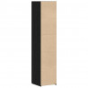 Highboard Czarny Dąb 40 x 42,5 x 185 cm